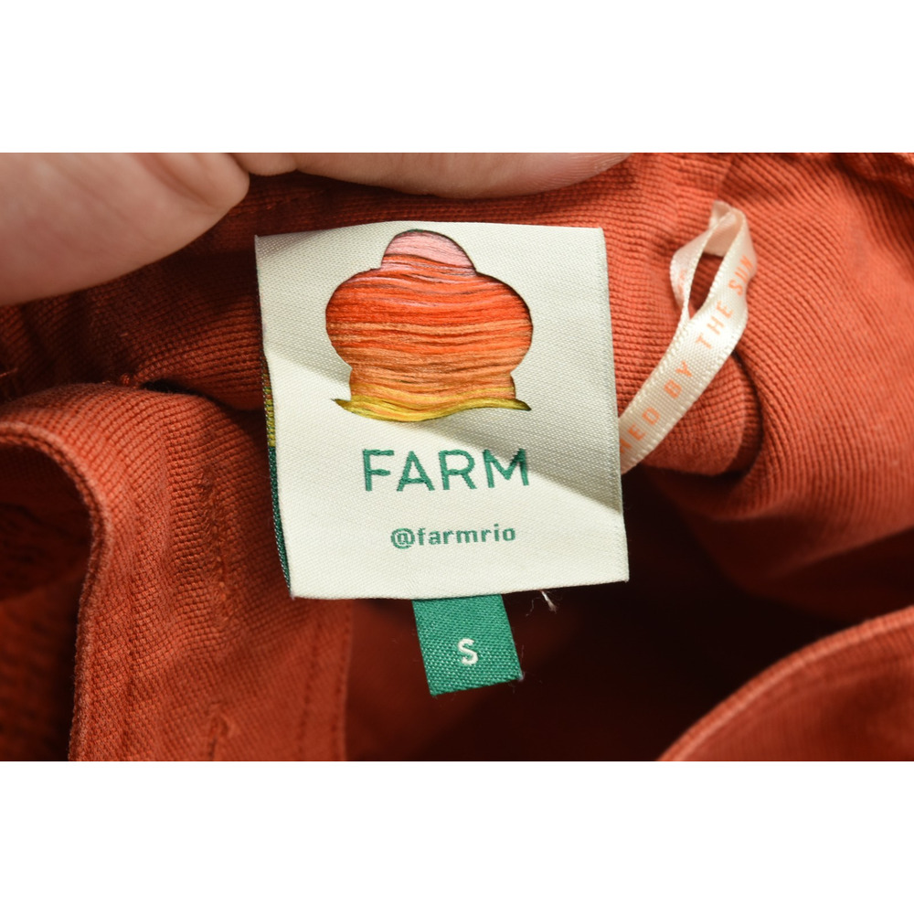 FARM Rio Orange Button-Front Jumpsuit - Picture 5 of 12